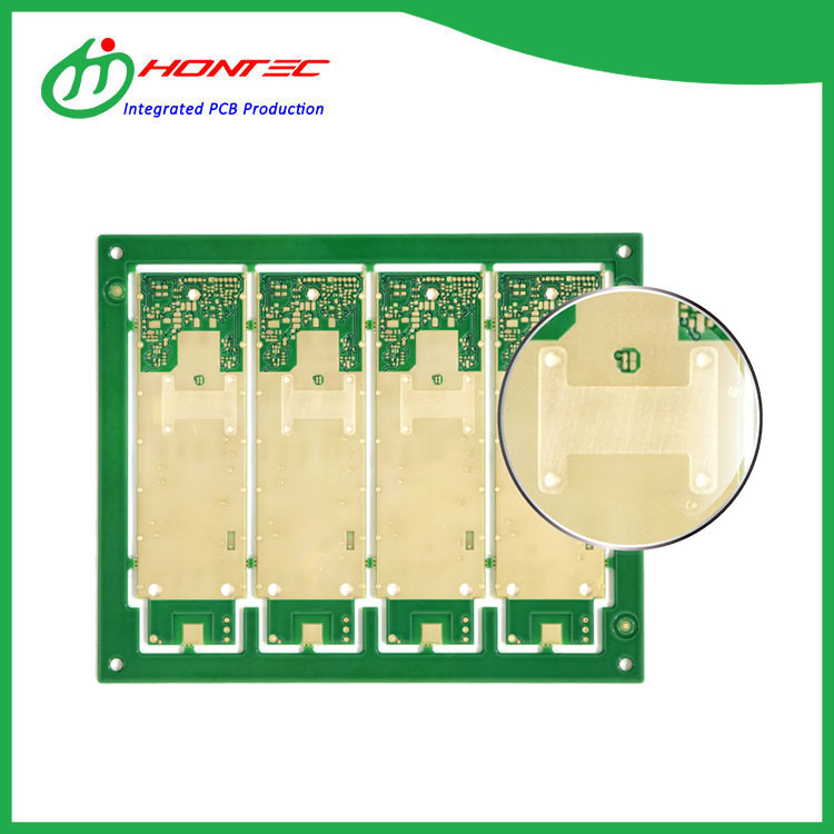 PCB מובנה של מטבעות נחושת